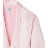 Women's Silk Long Robe in Navy