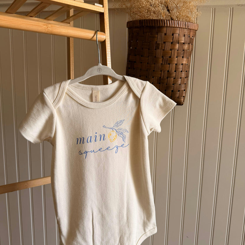 Main Squeeze Organic Cotton Baby Bodysuit