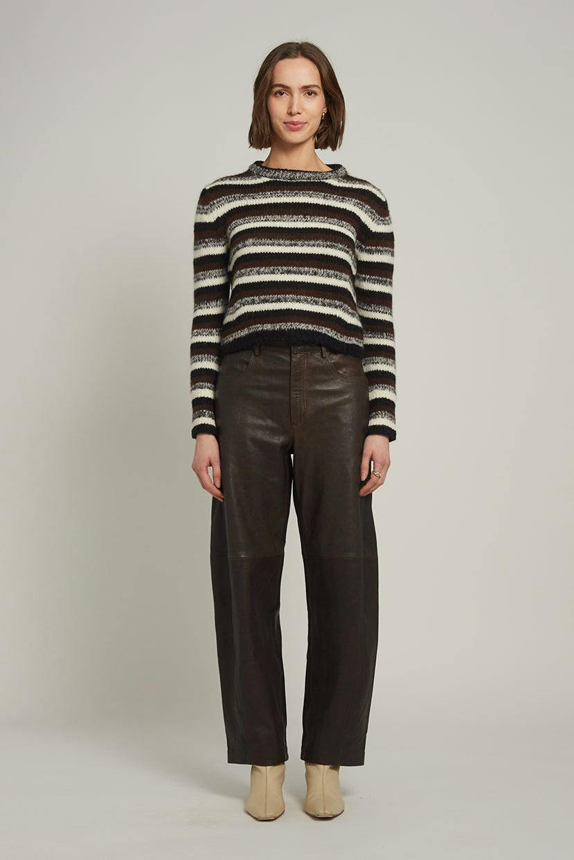 AVA MULTI STRIPE SWEATER