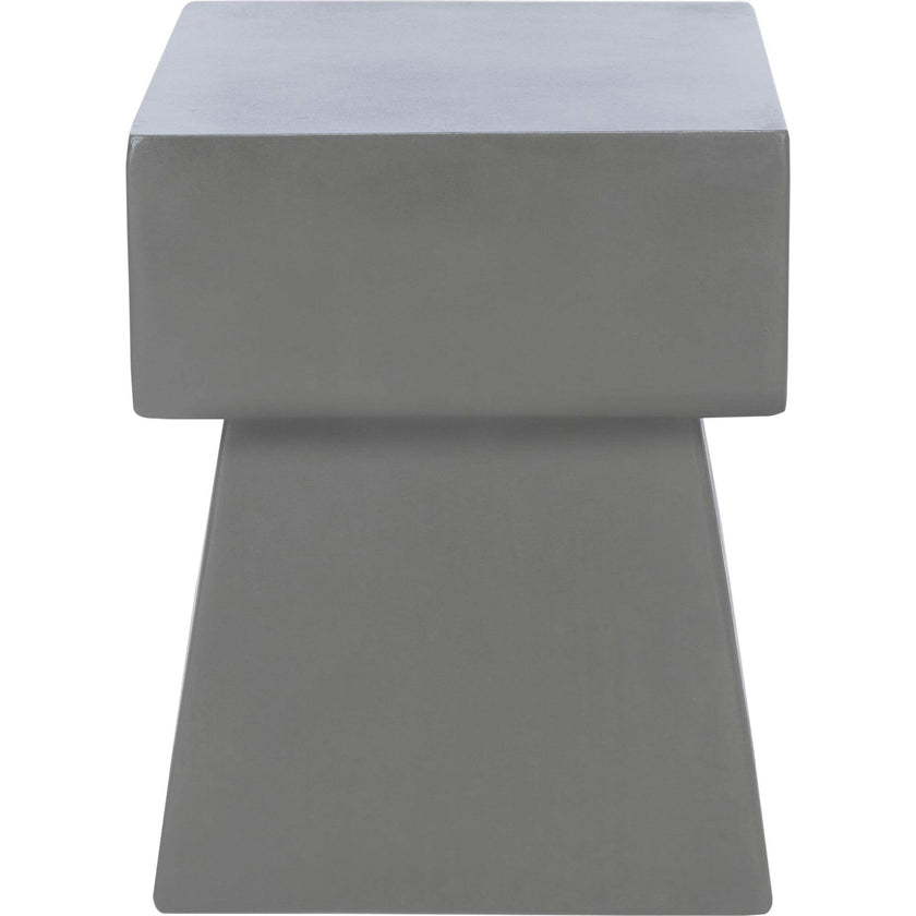 Zen Indoor/Outdoor Mushroom Concrete Accent Table