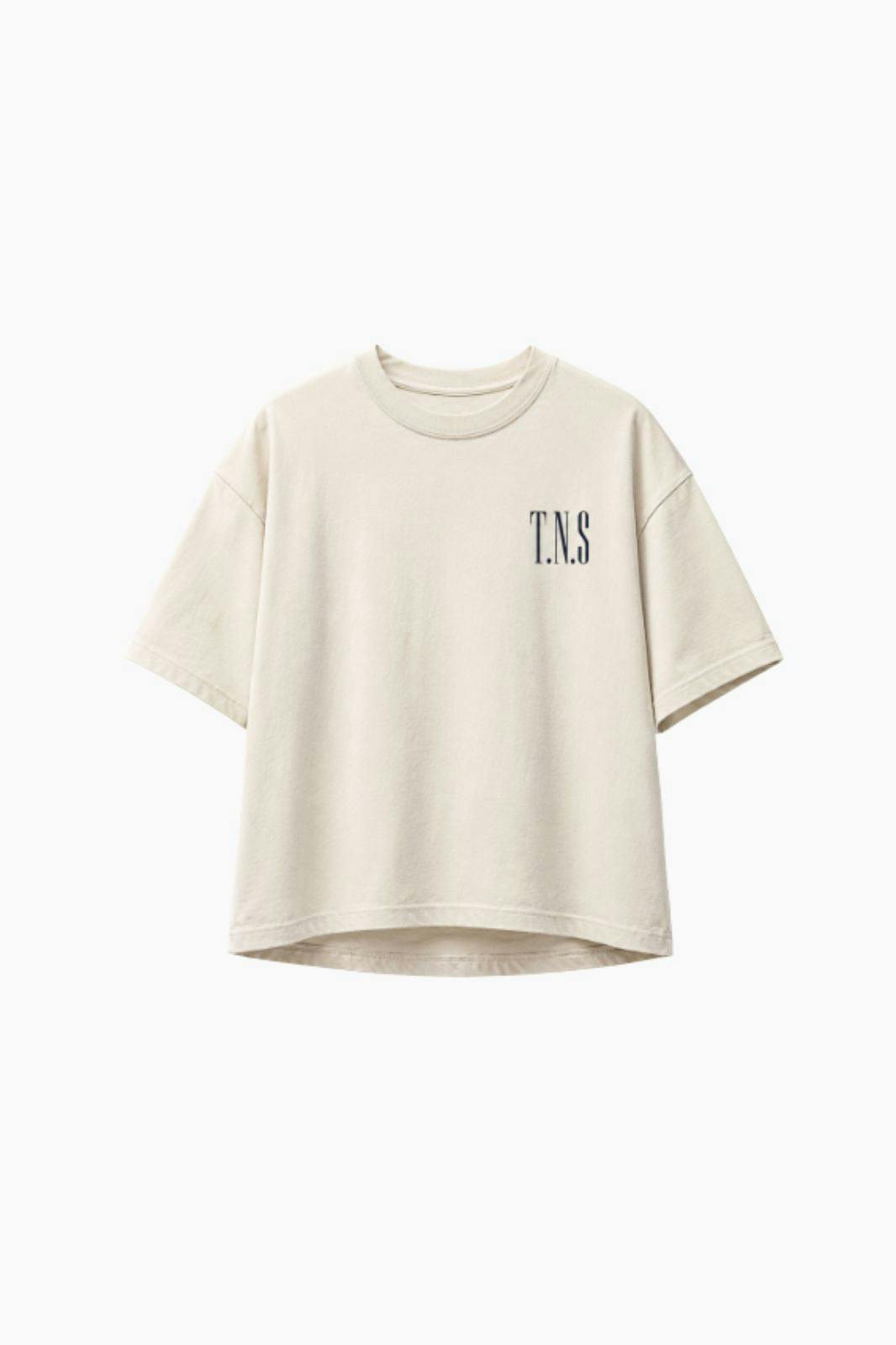 Mochi Teen T-Shirt Black Iris Embroidery