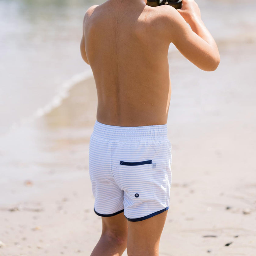 Powder Blue Stripe Boardies