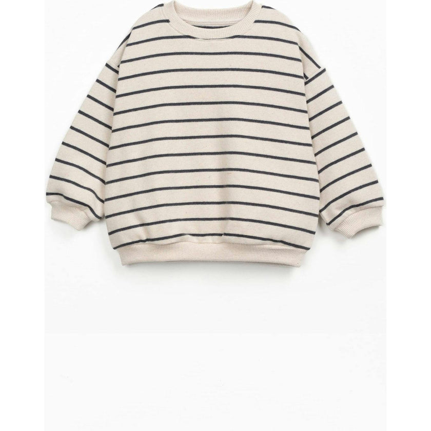 Jersey Striped Sweatshirt