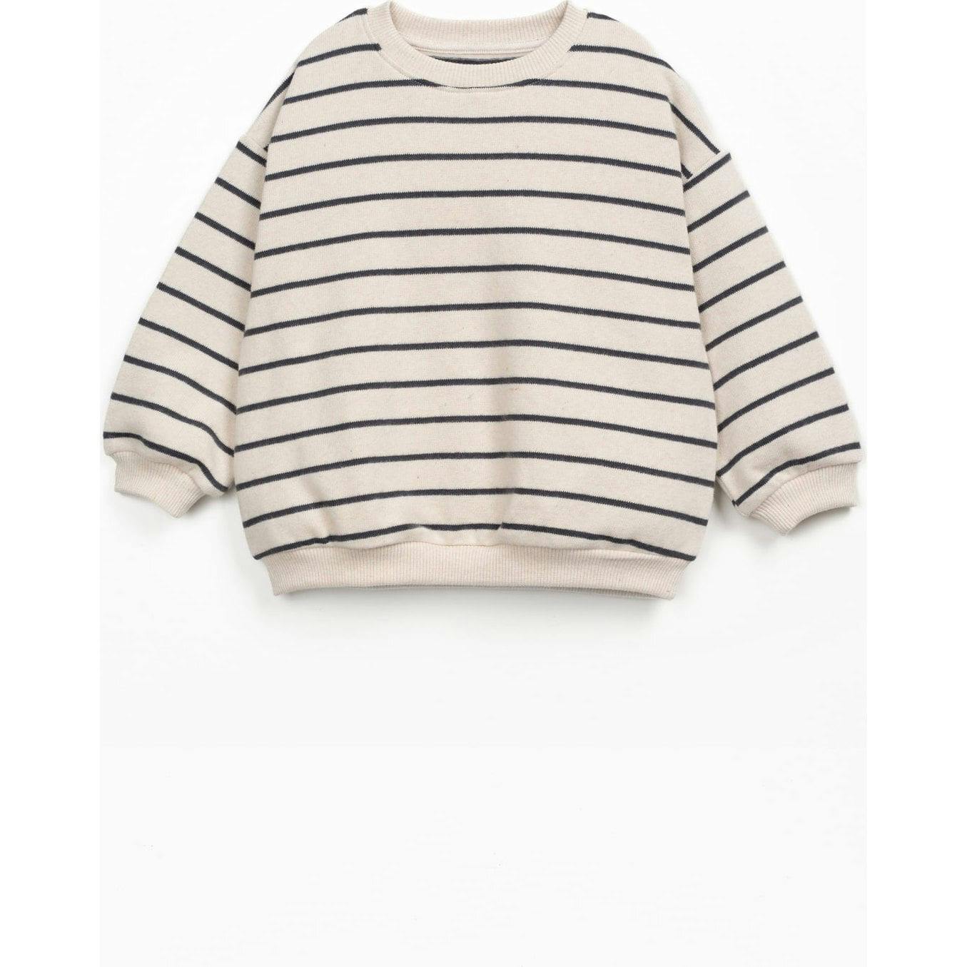 Jersey Striped Sweatshirt