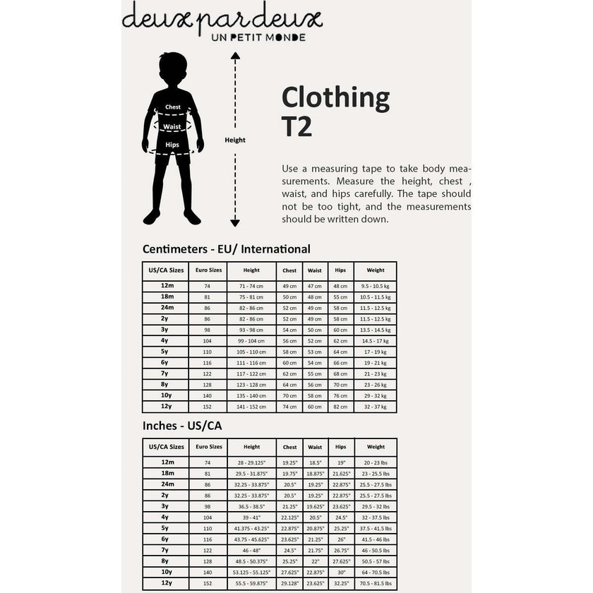 Organic Cotton Two-Piece Pajamas Set, Grey