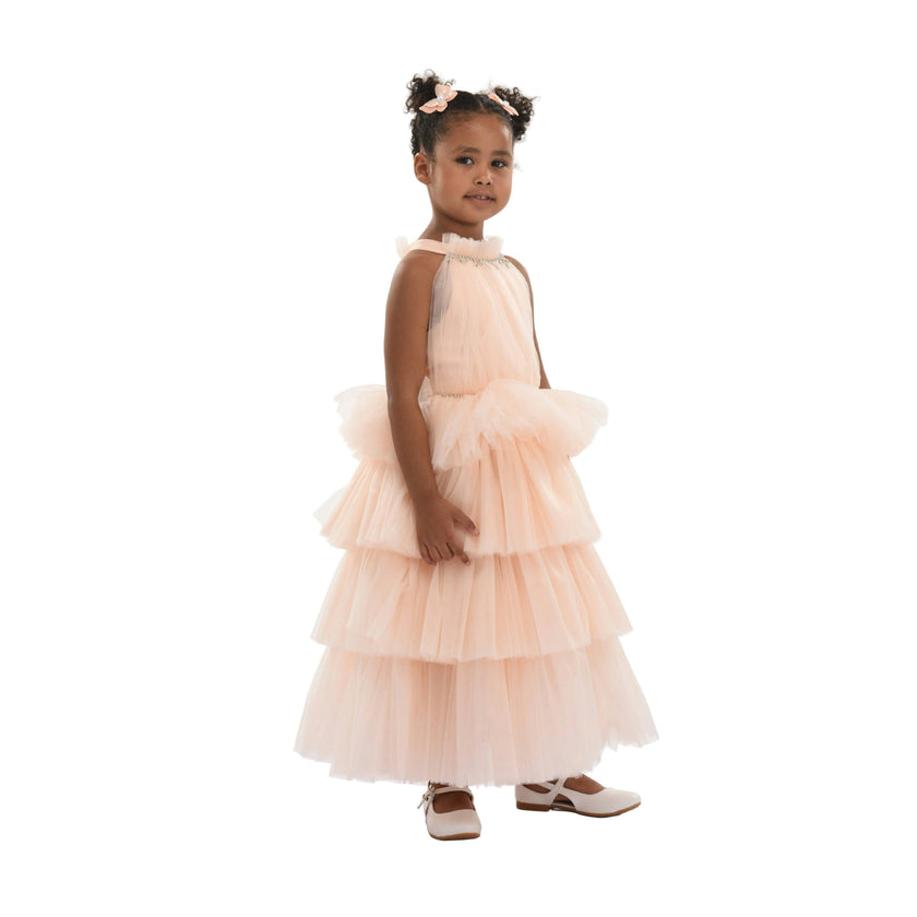 Peach Francesca Dress
