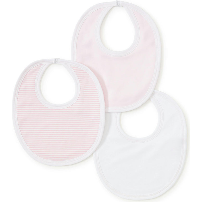 3pc Striped Bib Set