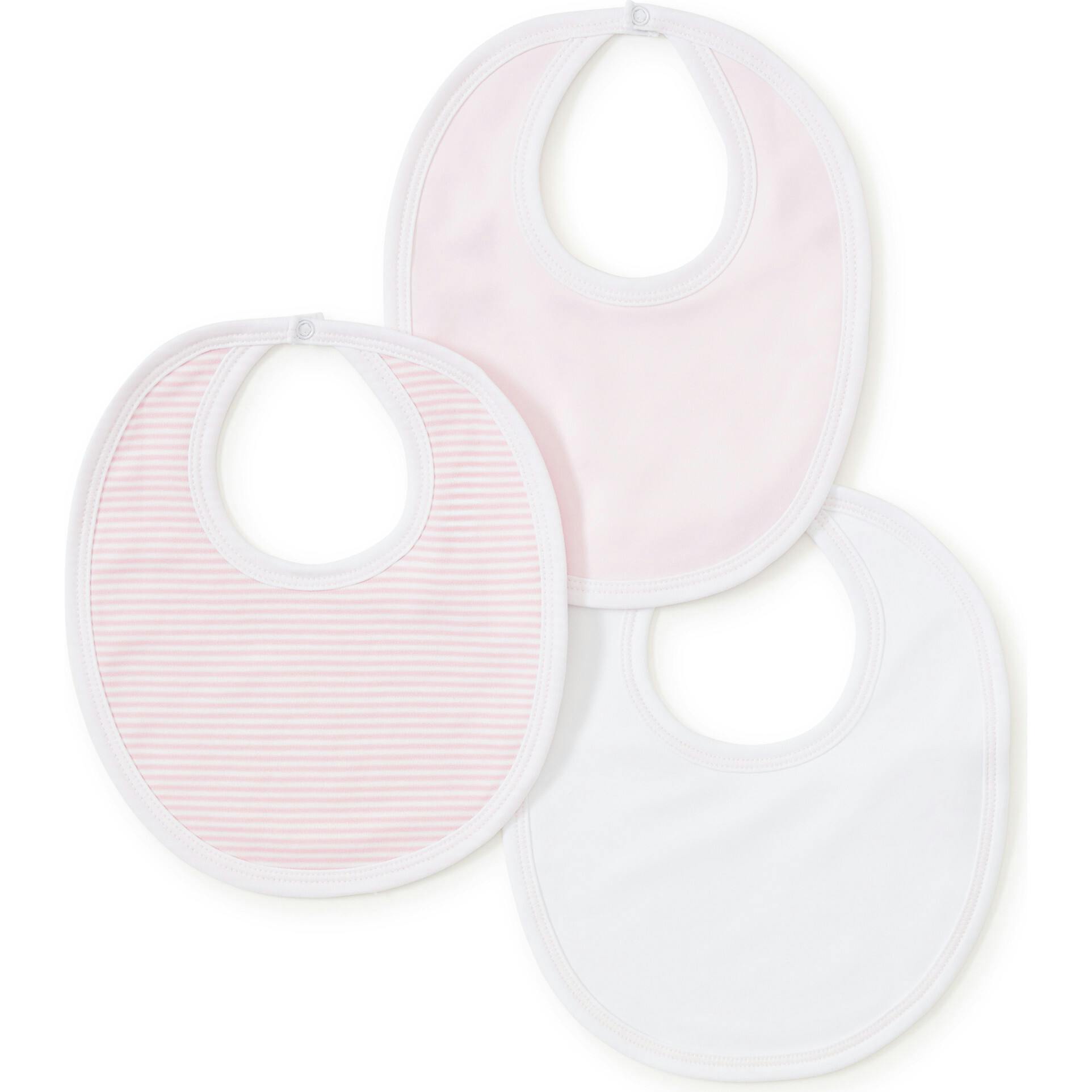 3pc Striped Bib Set