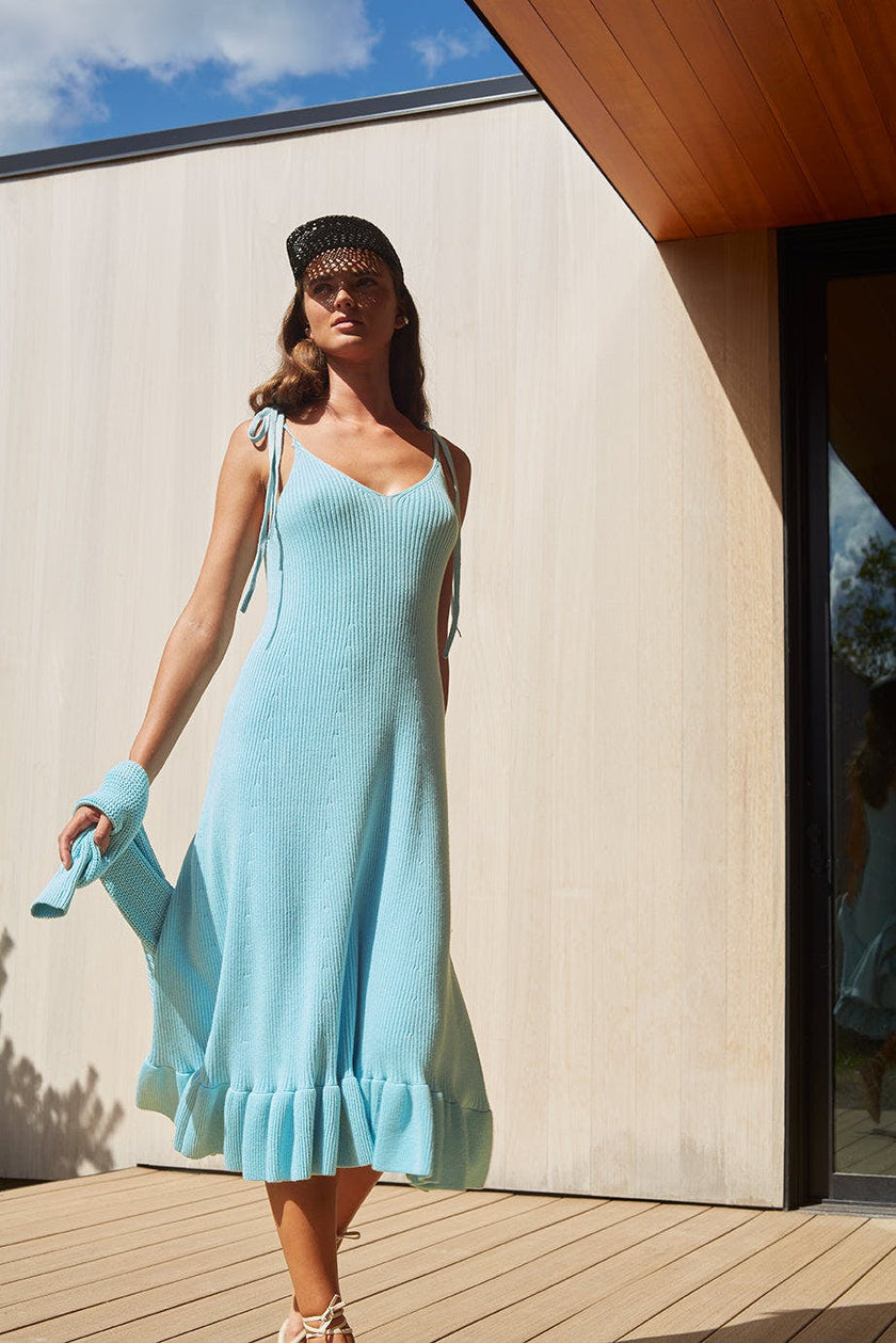 CECLIA DRESS | SKYE BLUE | One Left!