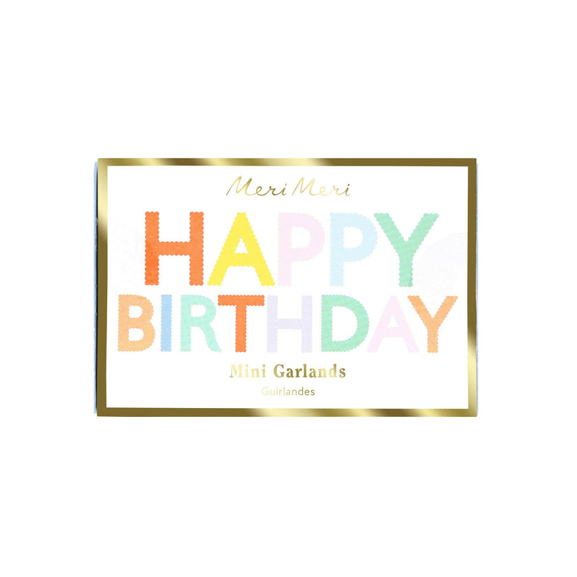 Happy Birthday Mini Matchbox Garlands