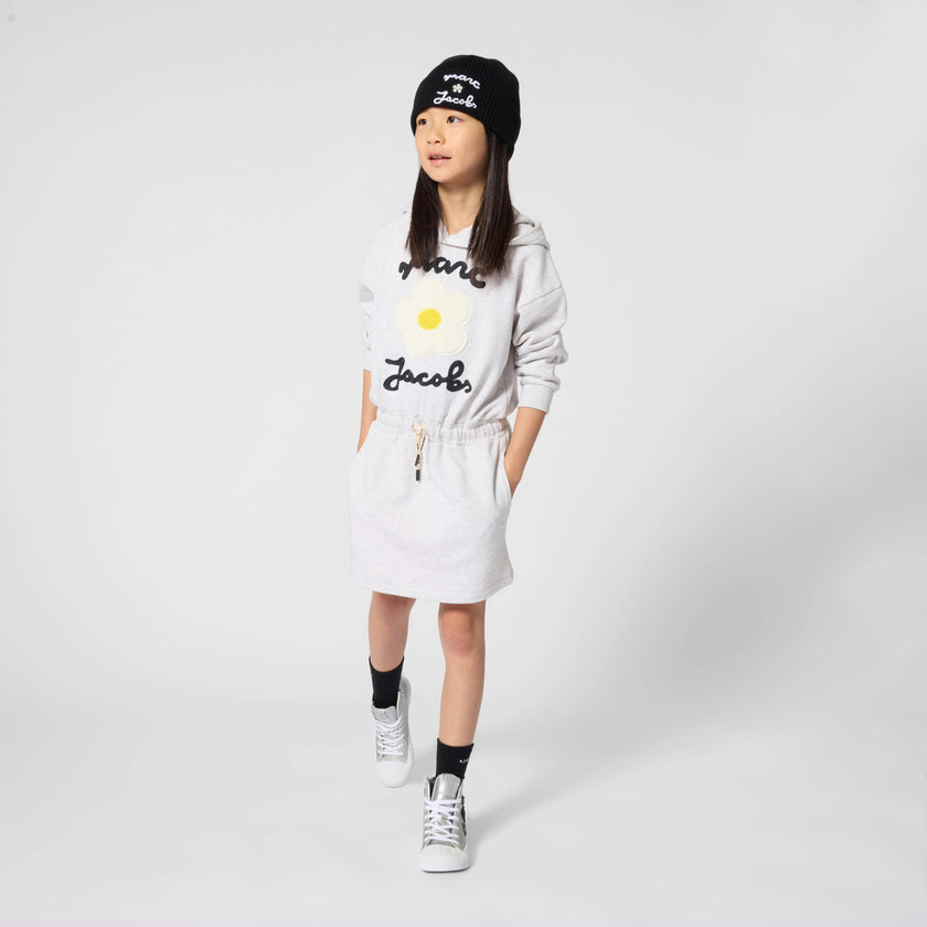 Black Knit Logo Beanie