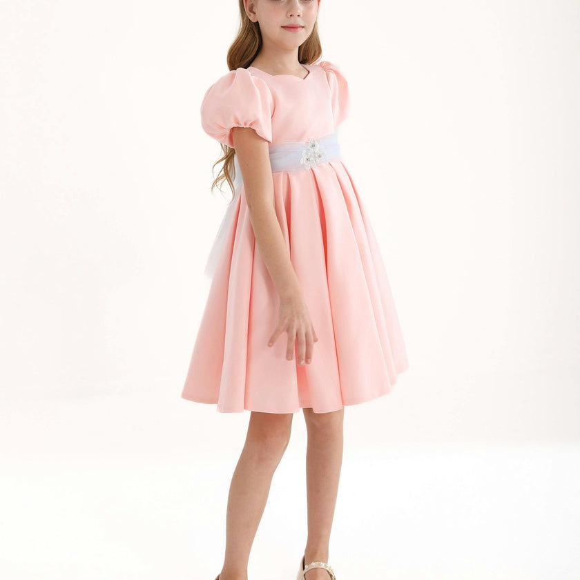 Pink Easton Teacup Belt Dress