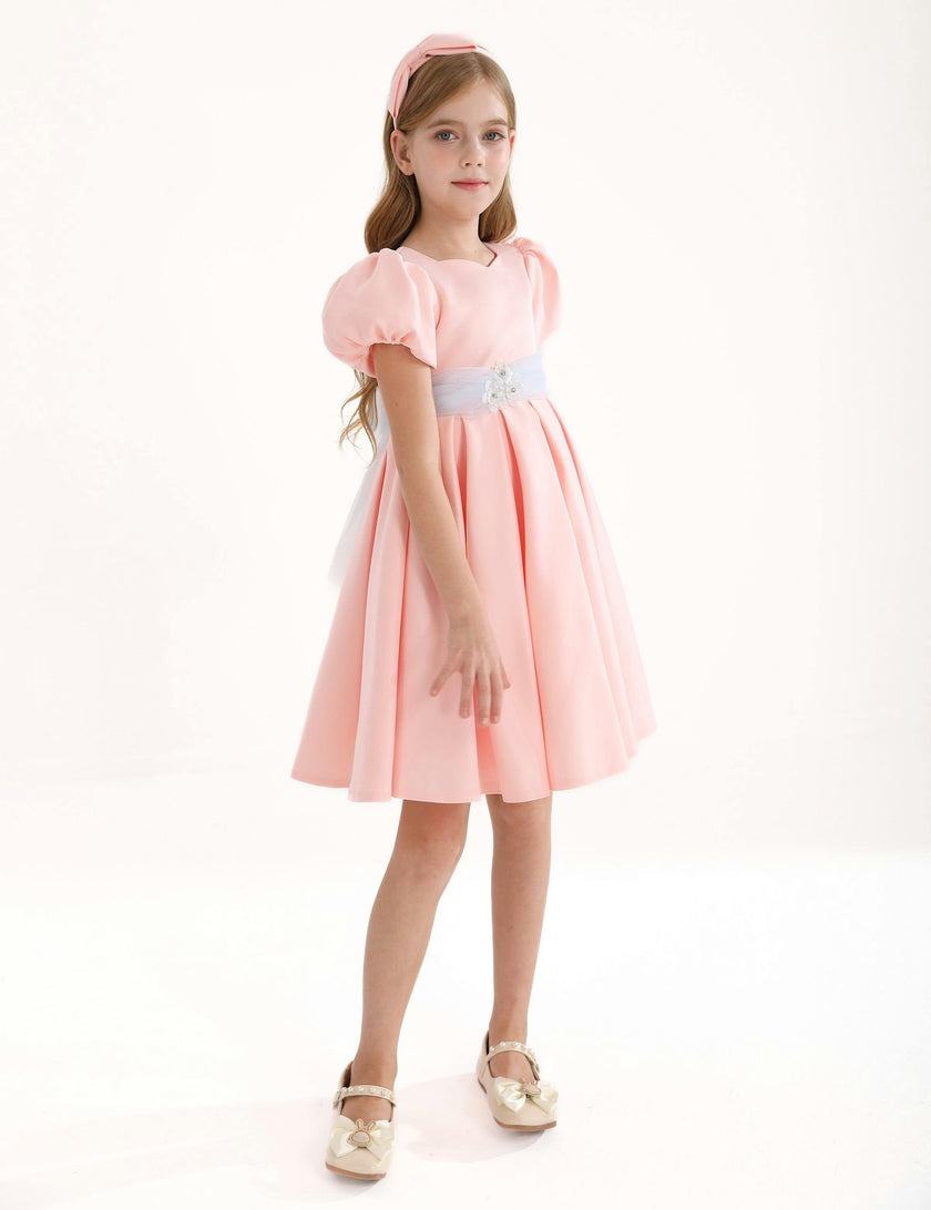 Pink Easton Teacup Belt Dress