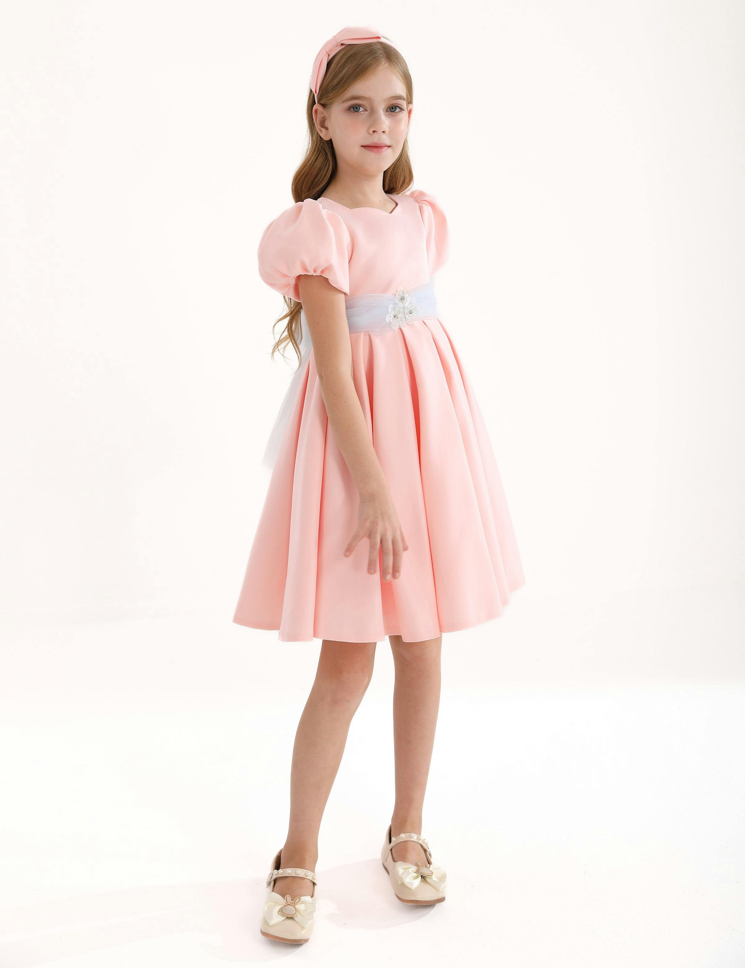 Pink Easton Teacup Belt Dress