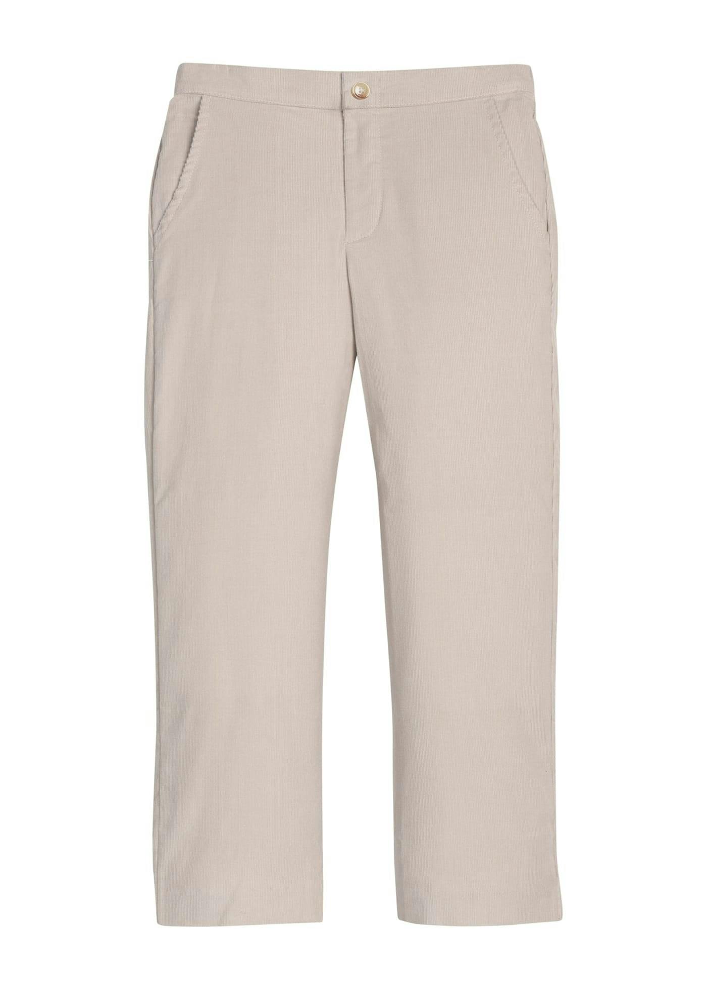 Pull On Pants - Stone Corduroy