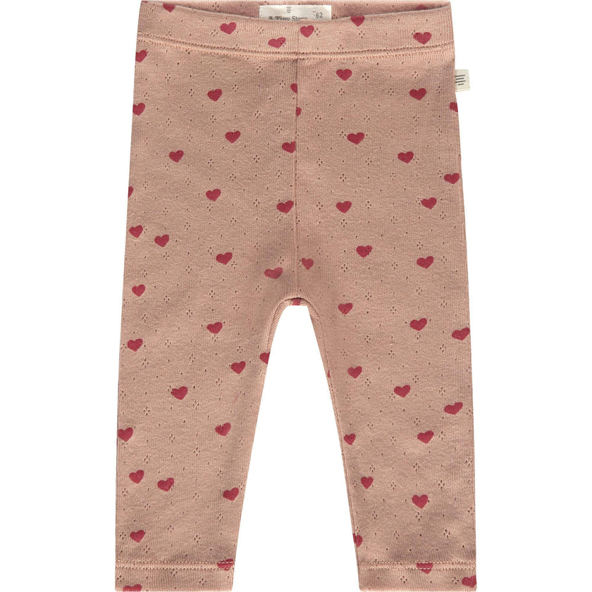 Heart Pointelle Leggings