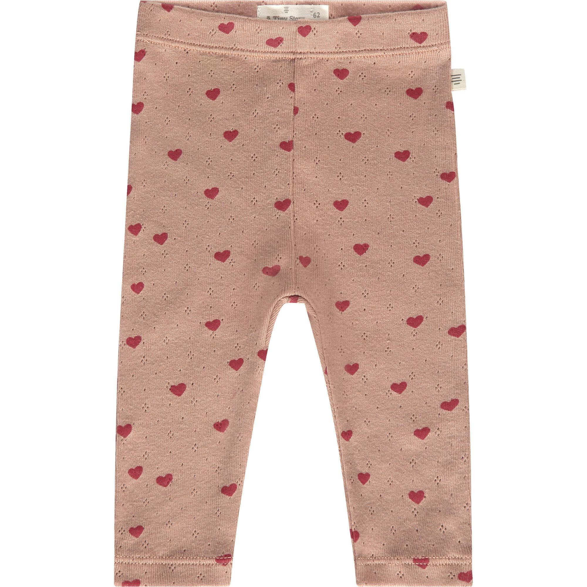 Heart Pointelle Leggings