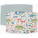 Cotton Muslin Pillowcase 2 Pack - Boho Dino