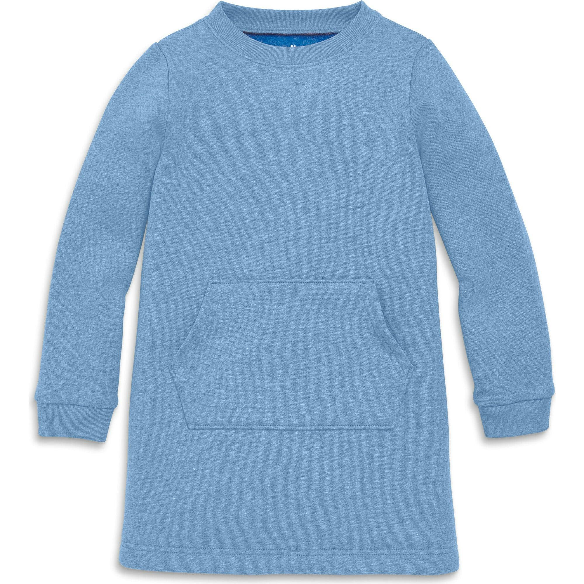 Kids cozy fleece sweatshirt dress