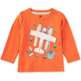 Seaplane Graphic Tee, Orange