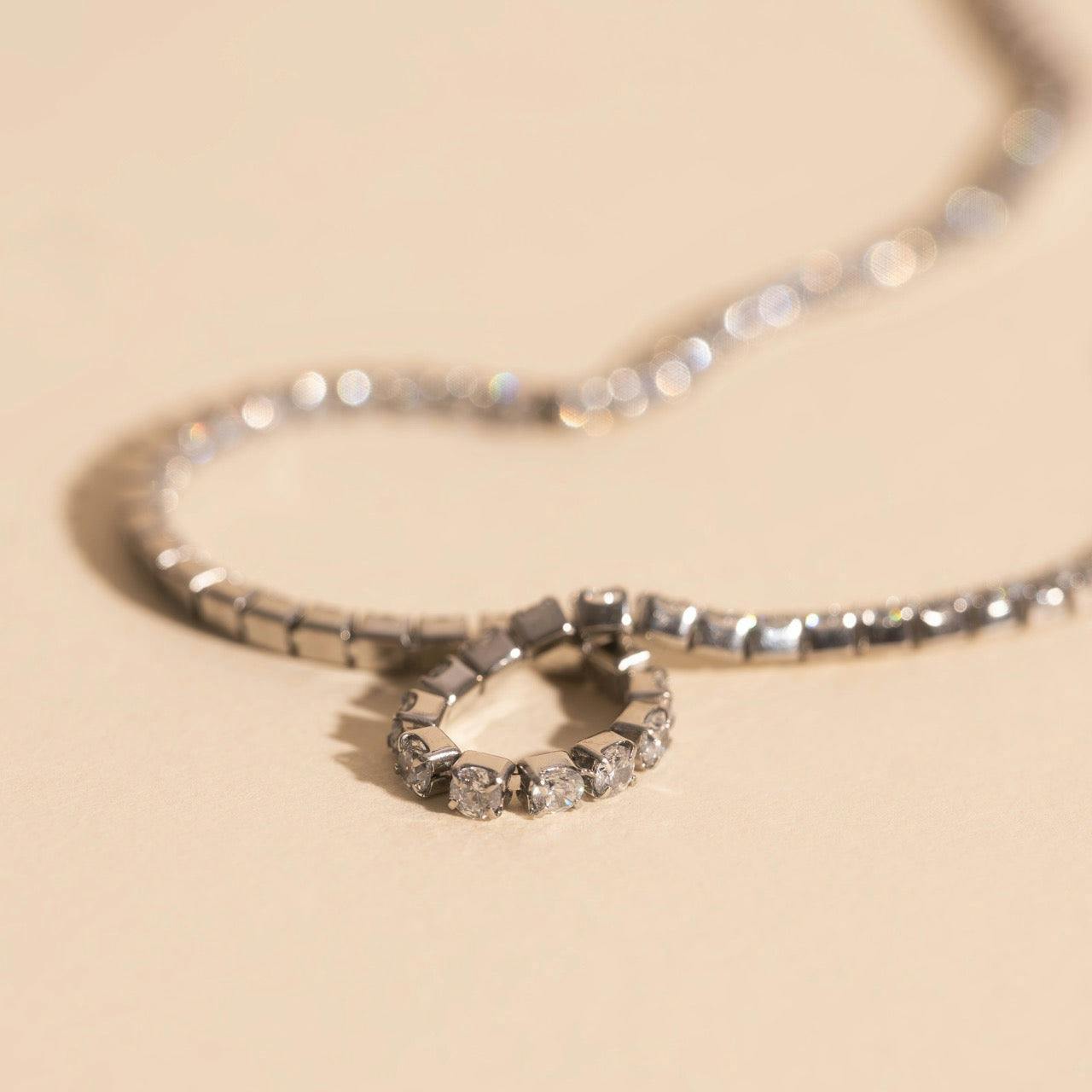 Micro Tennis Necklace