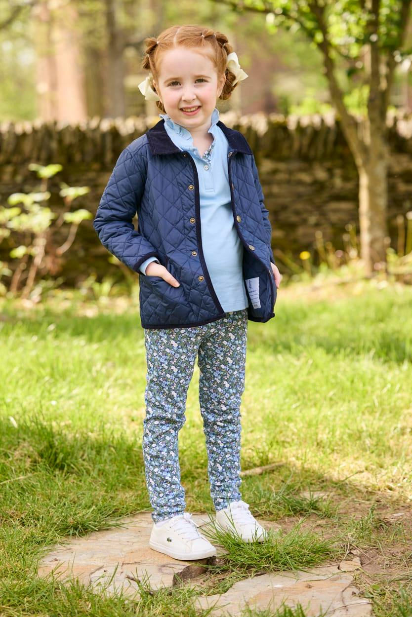 Classic Quilted Jacket - Navy