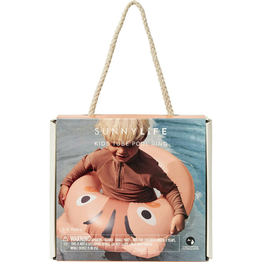 Kids Tube Pool Ring:Tino the Tiger