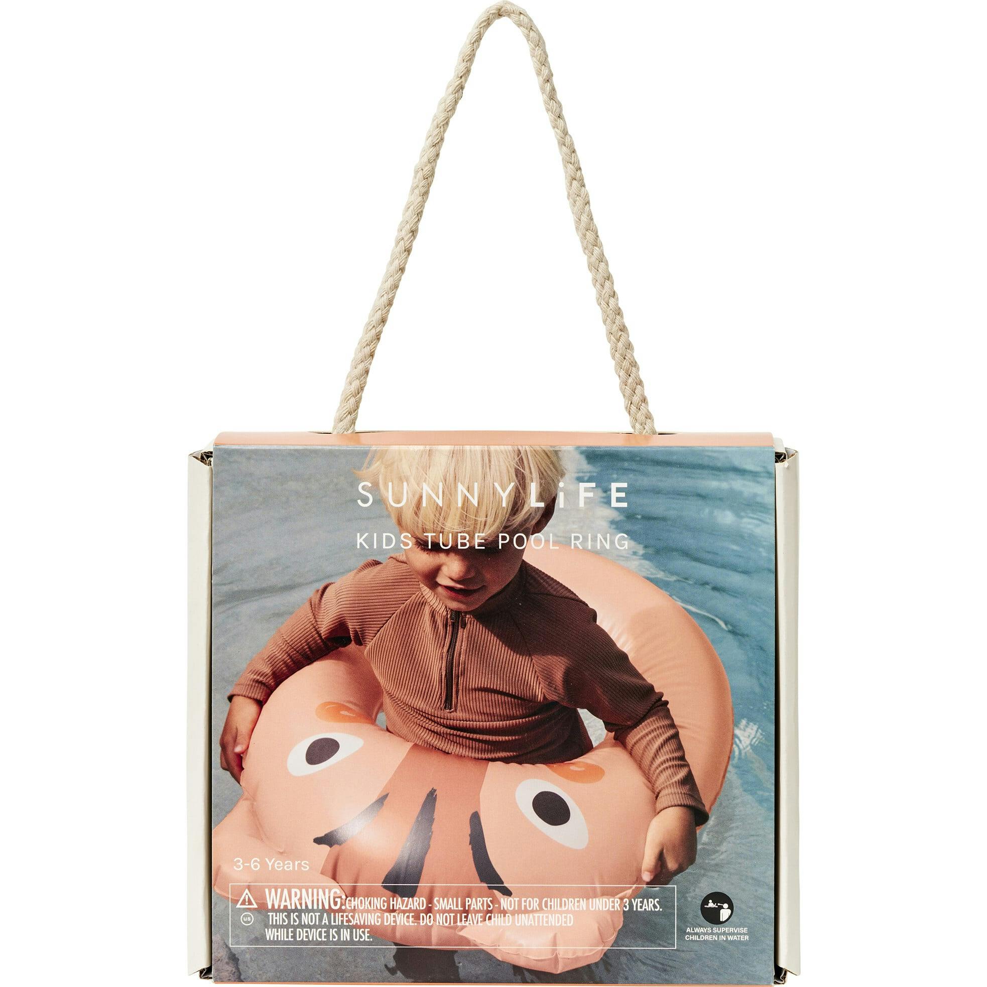 Kids Tube Pool Ring:Tino the Tiger