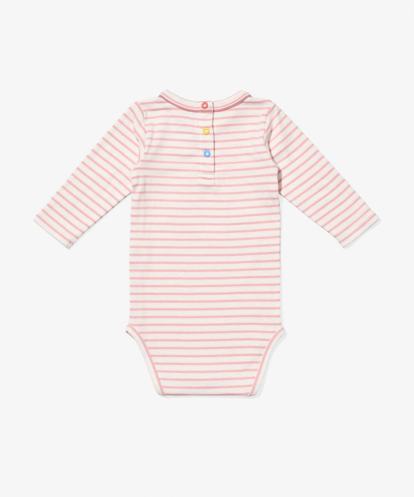 Edward One-piece, Dusty Rose Mini Stripe