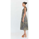 The Ellie Nap Dress - Olive Equestrian Scarf