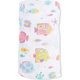 Sunny Coral Reef Fish - Swaddle Blanket