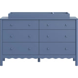 Swell 6-Drawer Assembled Dresser in Cove Blue