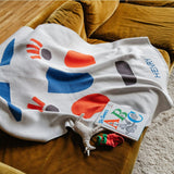 Funny Face Knit Midi Blanket