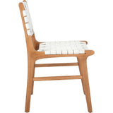 Taika Woven Leather Accent Chair