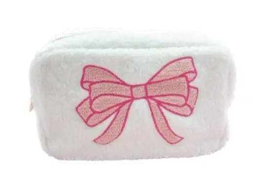 Bow Sherpa Cosmetic Bag