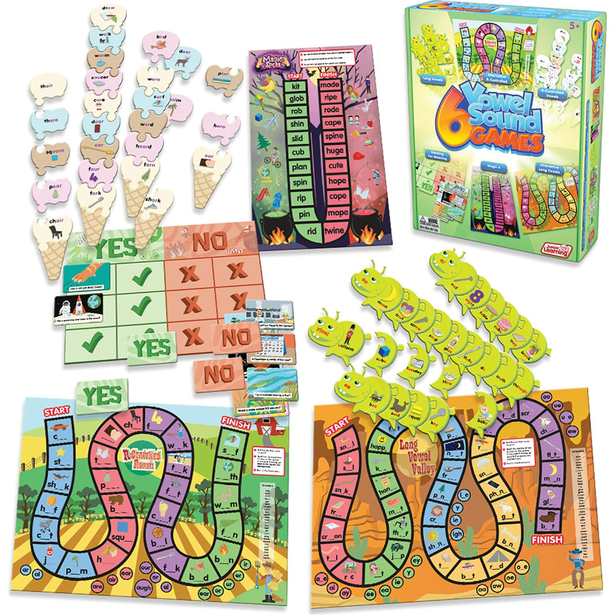 6 Vowel Sound Games Board Game