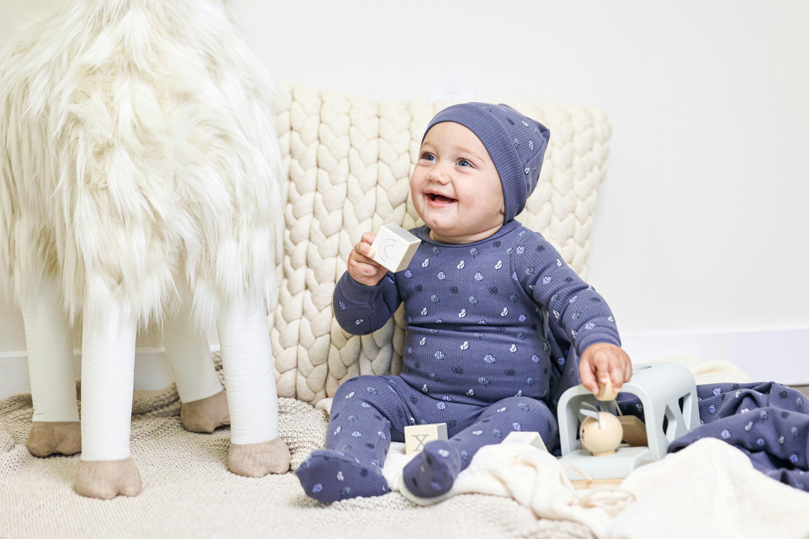 Little Leaves Long Sleeve Footie