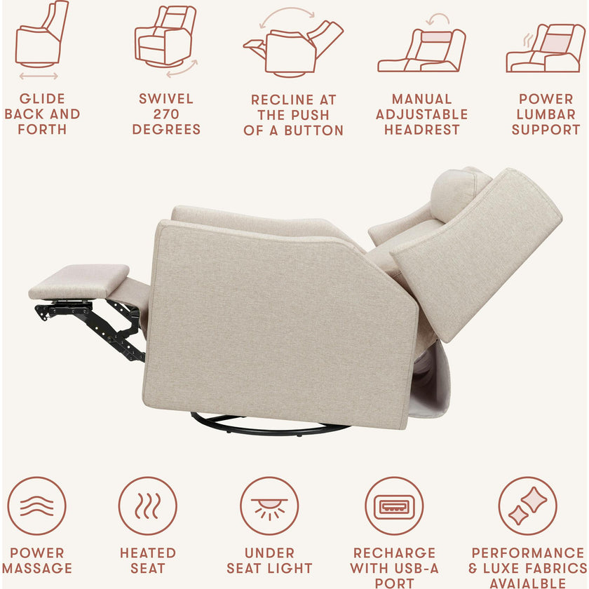 Kiwi Deluxe Power Glider Recliner