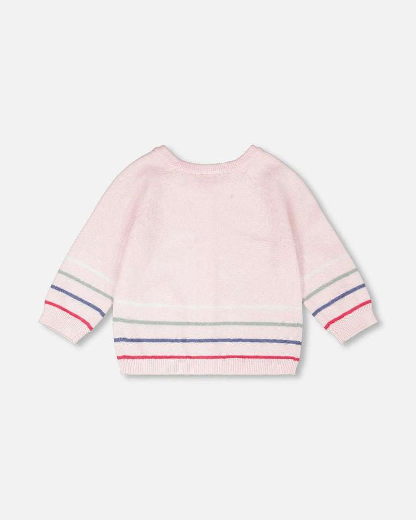 Cotton Knit Button Front Cardigan