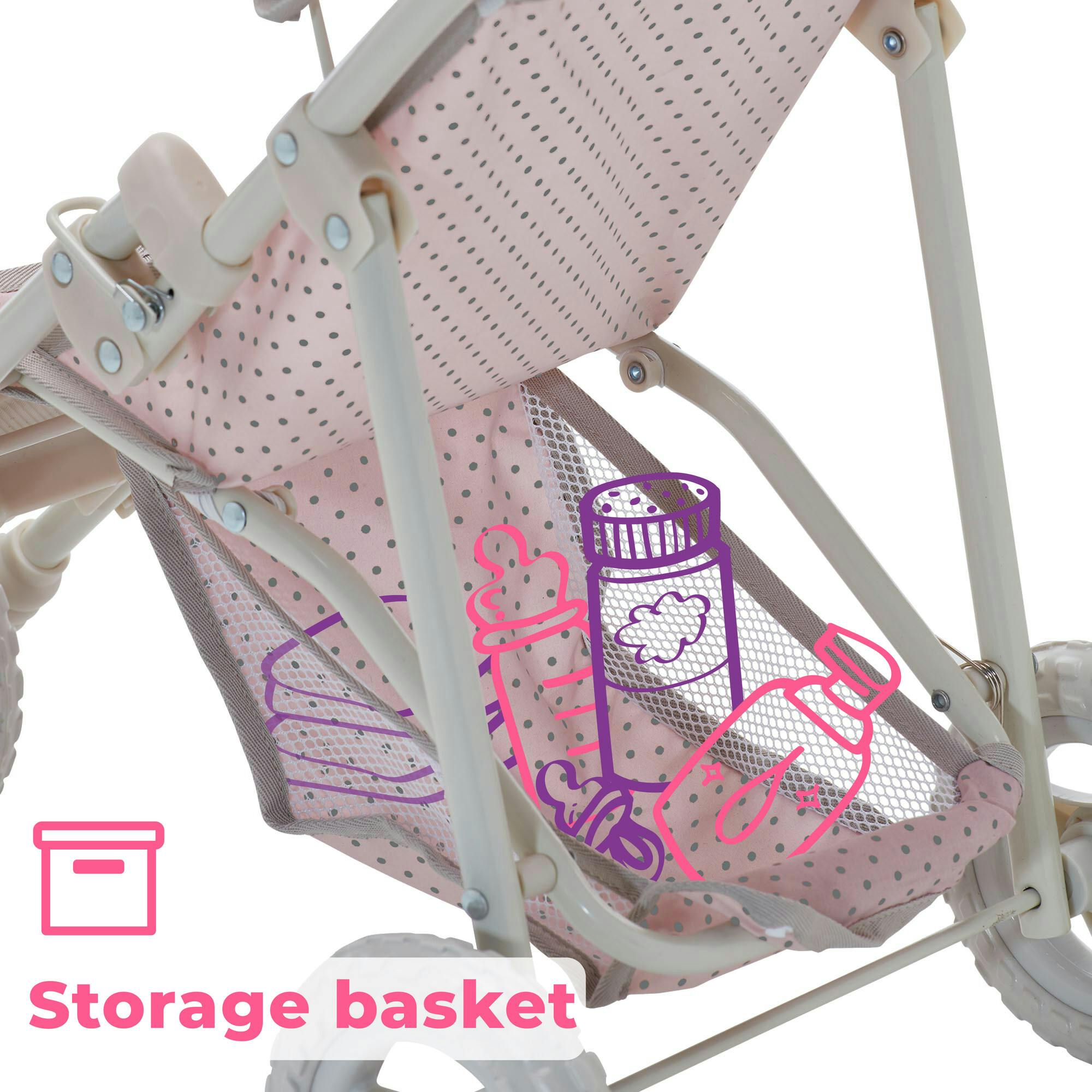Olivia's Little World Doll Jogging-Style Stroller