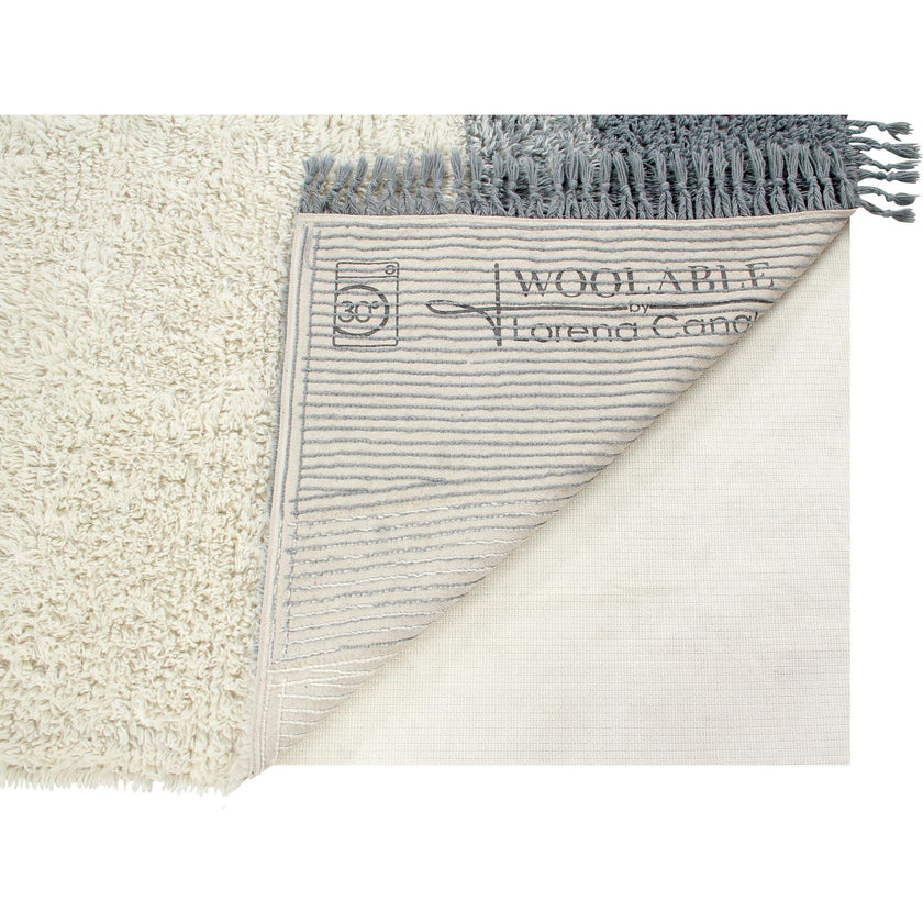 Into the Blue Woolable Rug, Blue