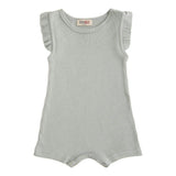 Green Sage Ruffle Modal Shortie