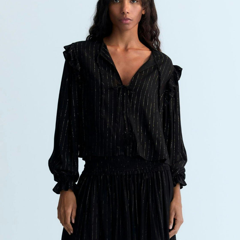 Lua Woman Blouse Eclipse Noir