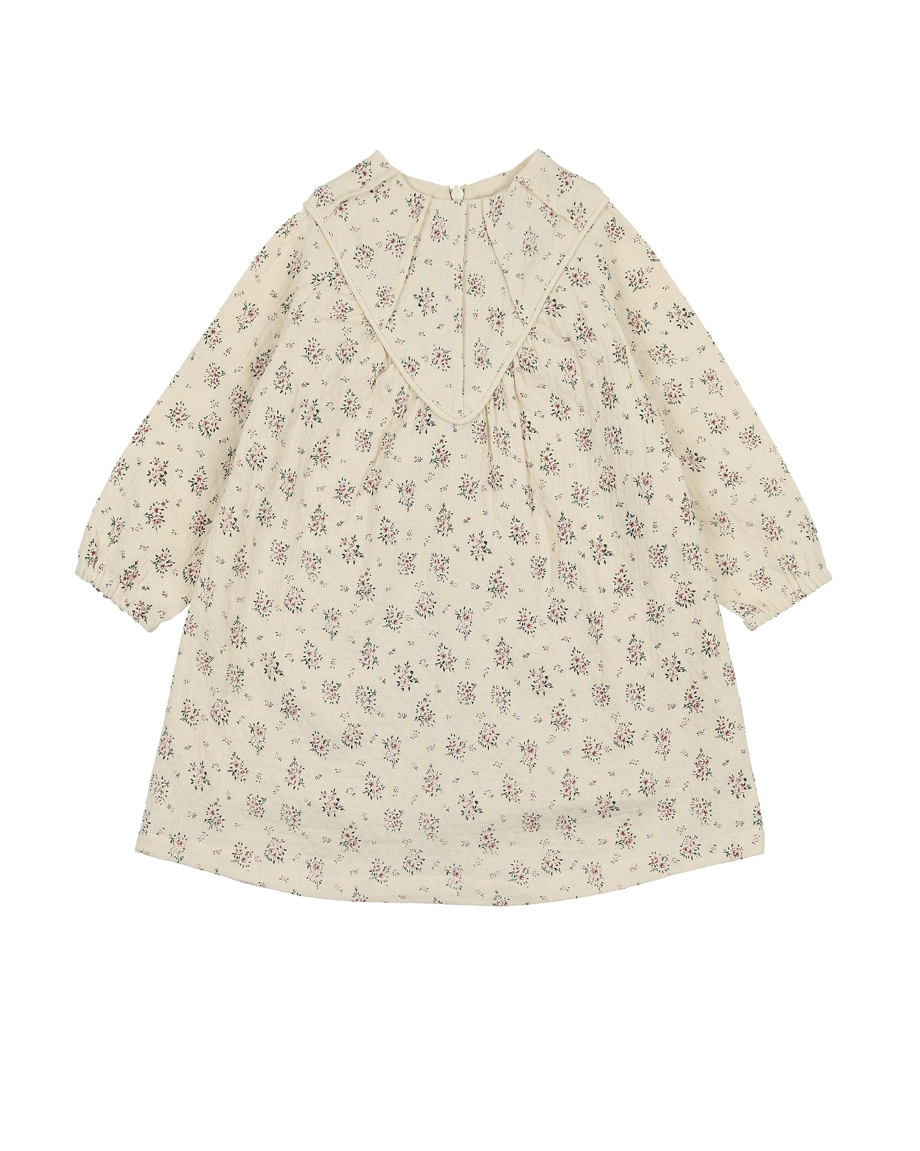 Winter Forest Long Sleeve Drop Shoulder Comfort Fit Dress