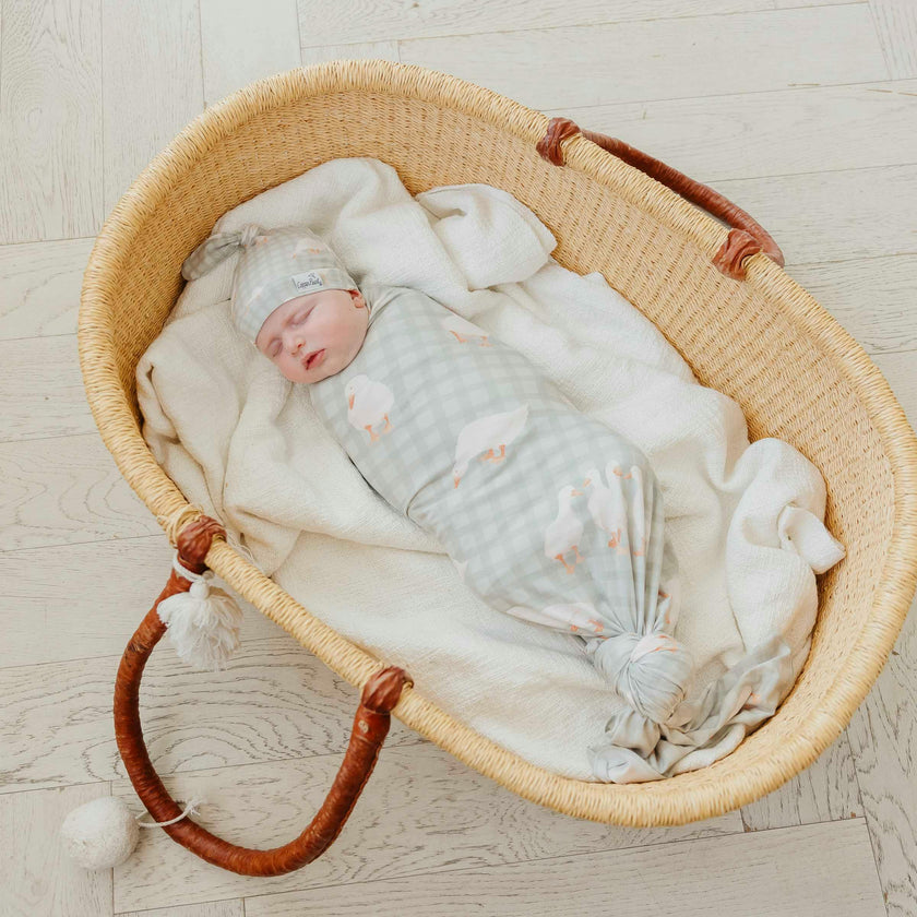 Knit Swaddle Blanket - Baker