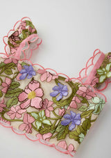 Bonnie Sleeve Embroidered Top