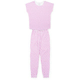 Melanie Women's Pajama Jogger Pant Set - Palm Beach Pineapples