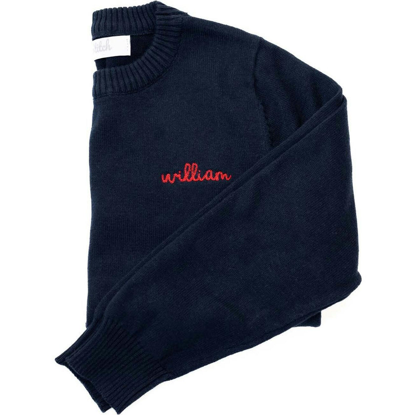Personalized Embroidered Crewneck Sweater