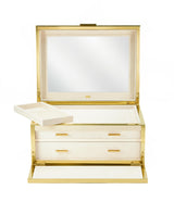 Luxe Shagreen Jewelry Box