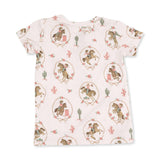 Cowgirl Cameos - Short Sleeve Loungewear Set